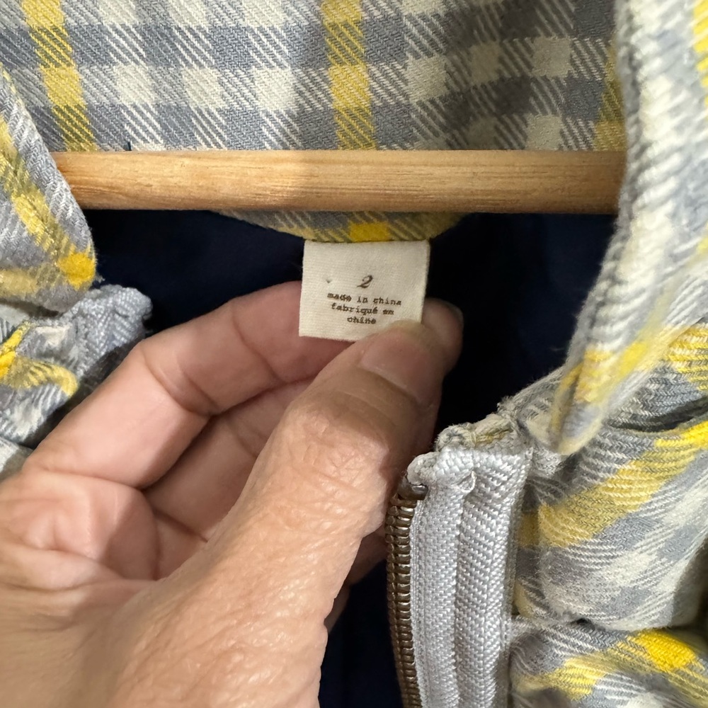Anthropologie Idra Gingham Jacket - Picture 5 of 6